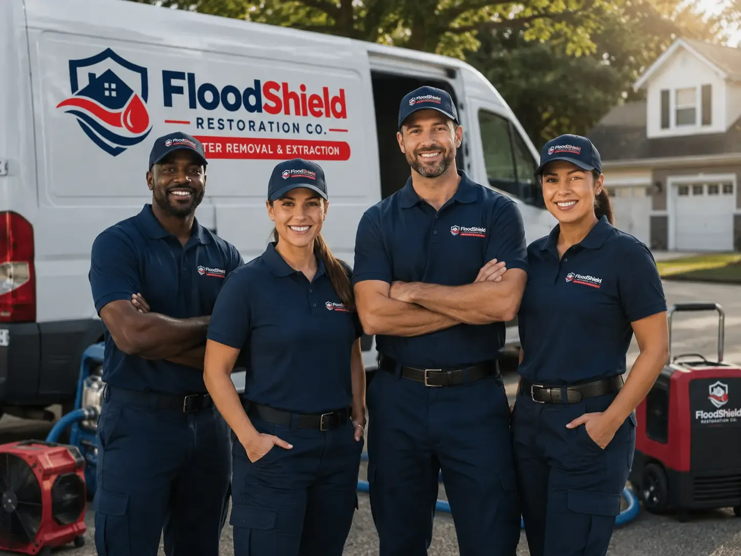 Flood Damage Restoration company in Wingett Run, OH